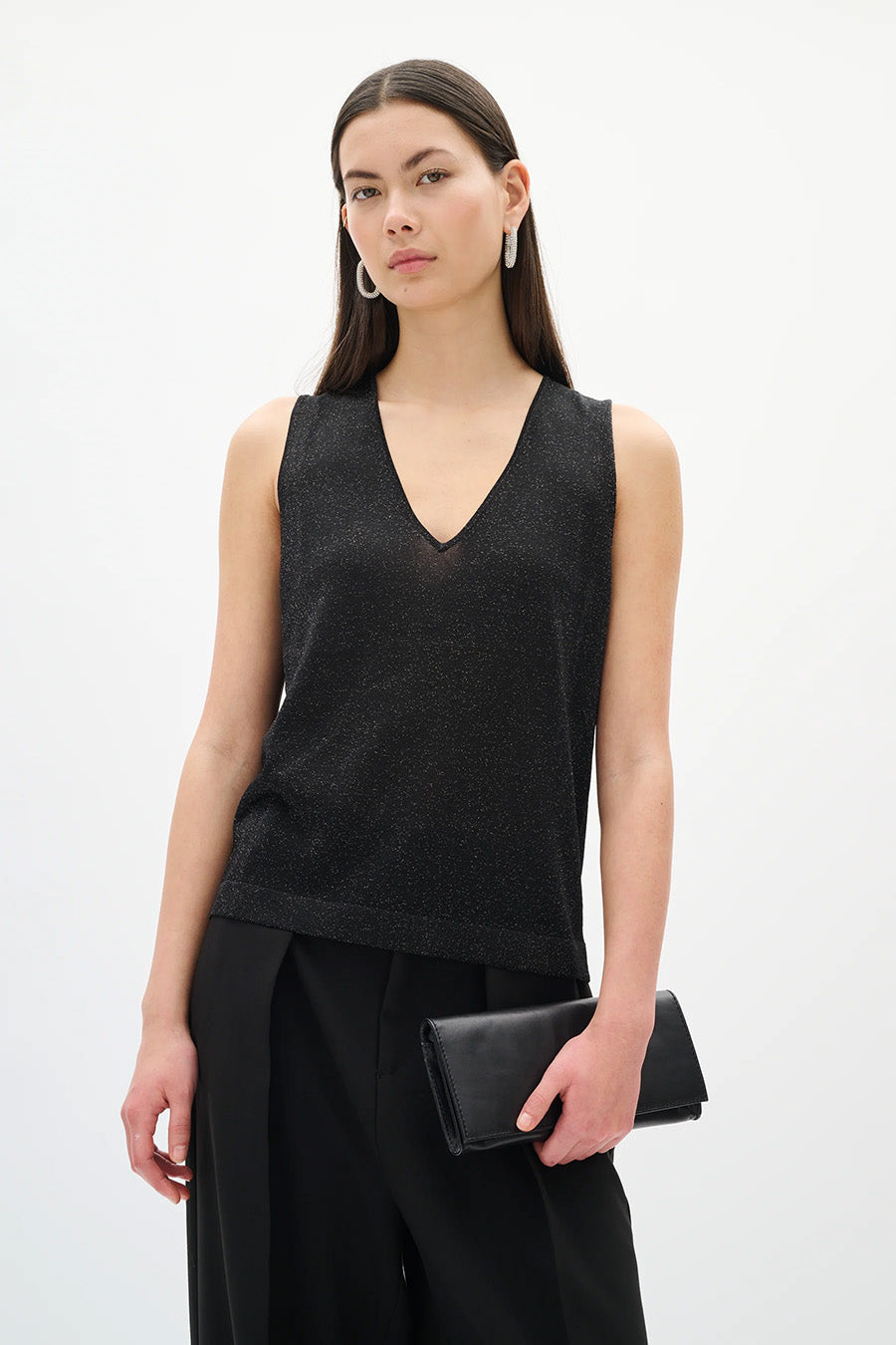 Haut sans manche scintillant Thani