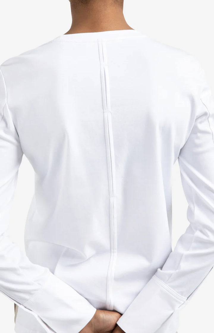 Haut à manches longues et poignets boutonnés