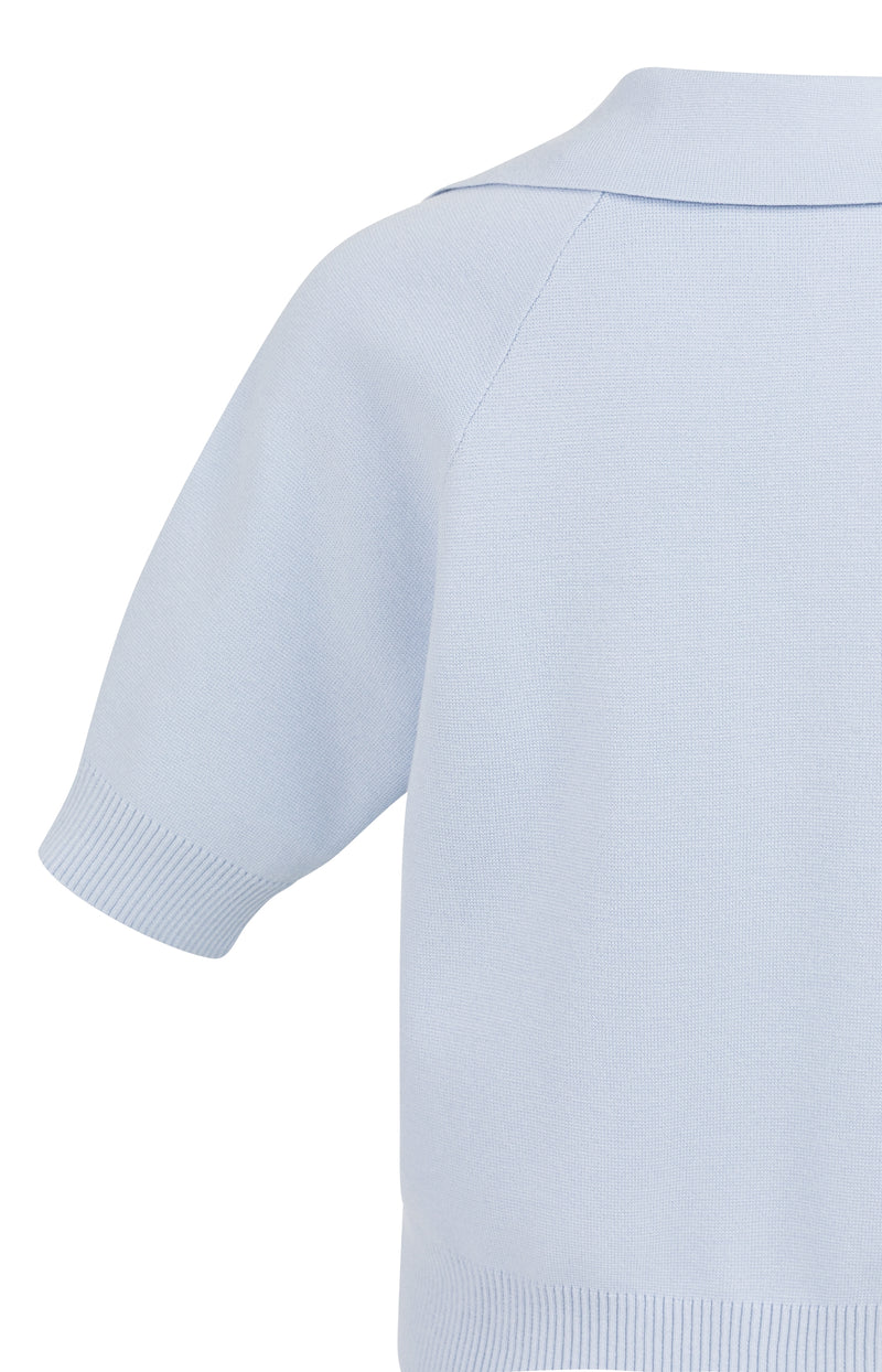 Pull en maille à manches courtes - Mélange de viscose