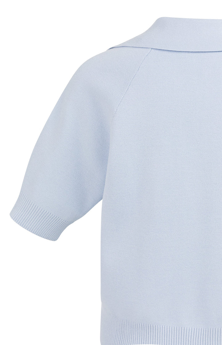 Pull en maille à manches courtes - Mélange de viscose