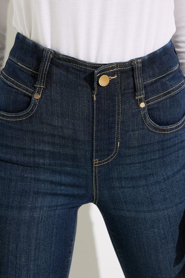 Pantalon jeans skinny à taille confortable et extensible