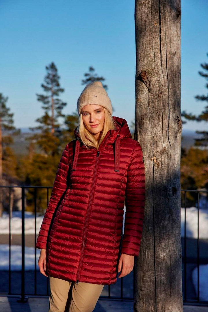 Manteau matelassé fin Hietois - Longue ultra-légère