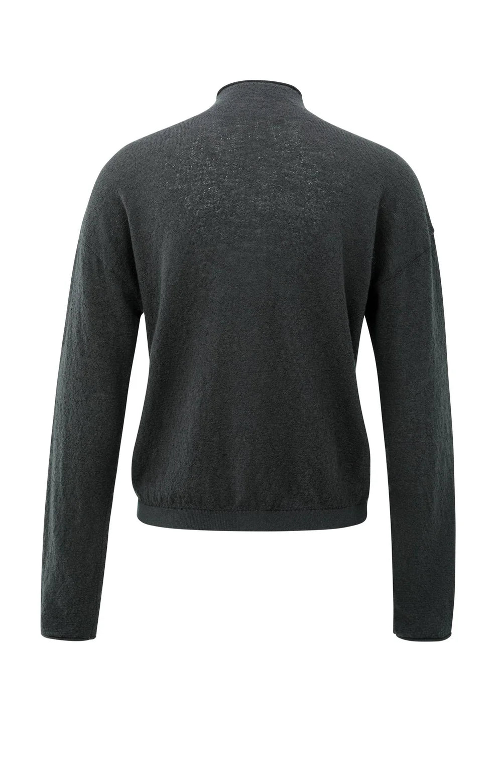 Cardigan boutonné à col montant