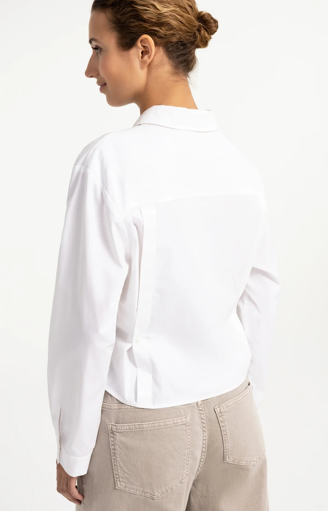 Blouse avec détail de boutons - Coupe étroite ajustée