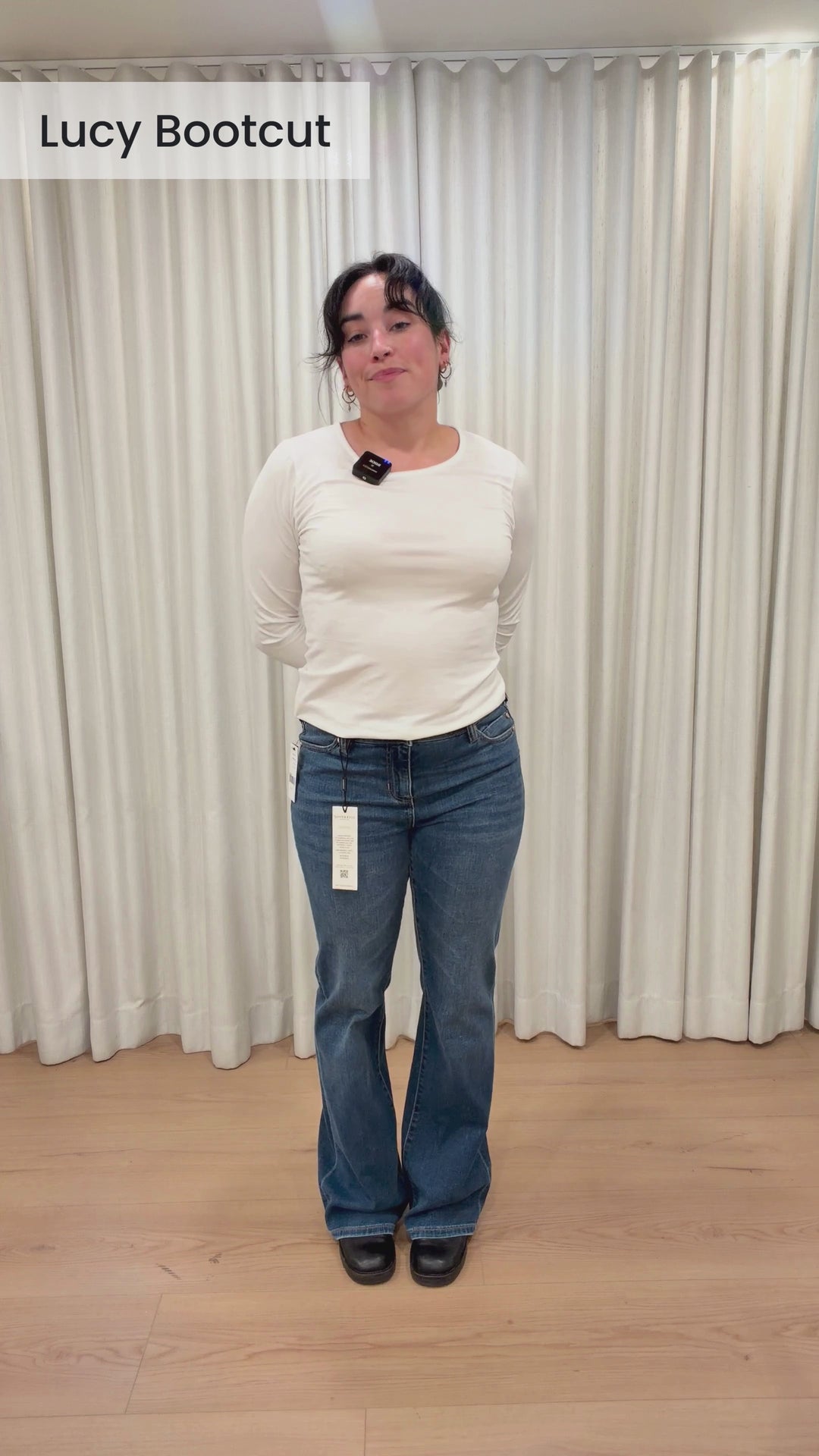 Jeans à coupe bootcut Lucy - En denim et taille mi-haute sculptante
