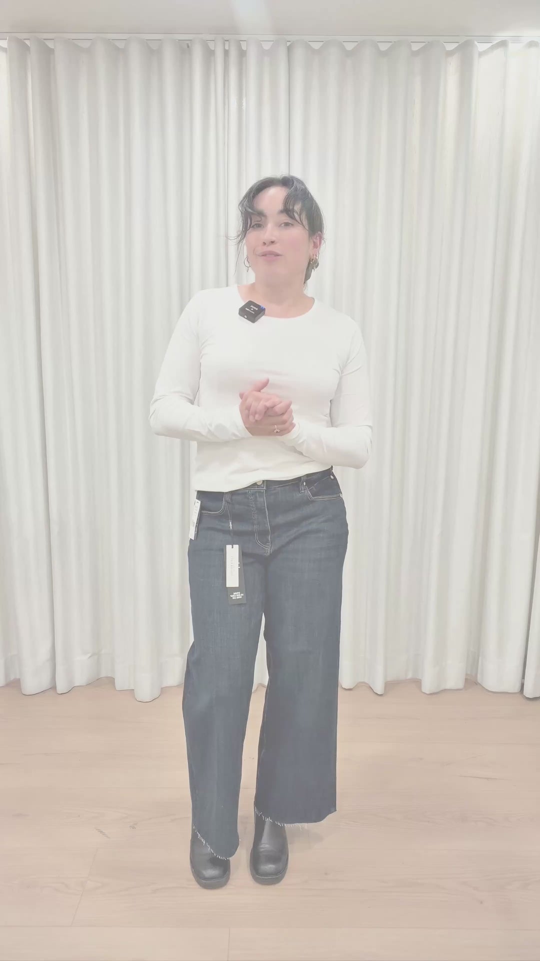 Jeans skinny à taille confort Abby - Mélange de coton