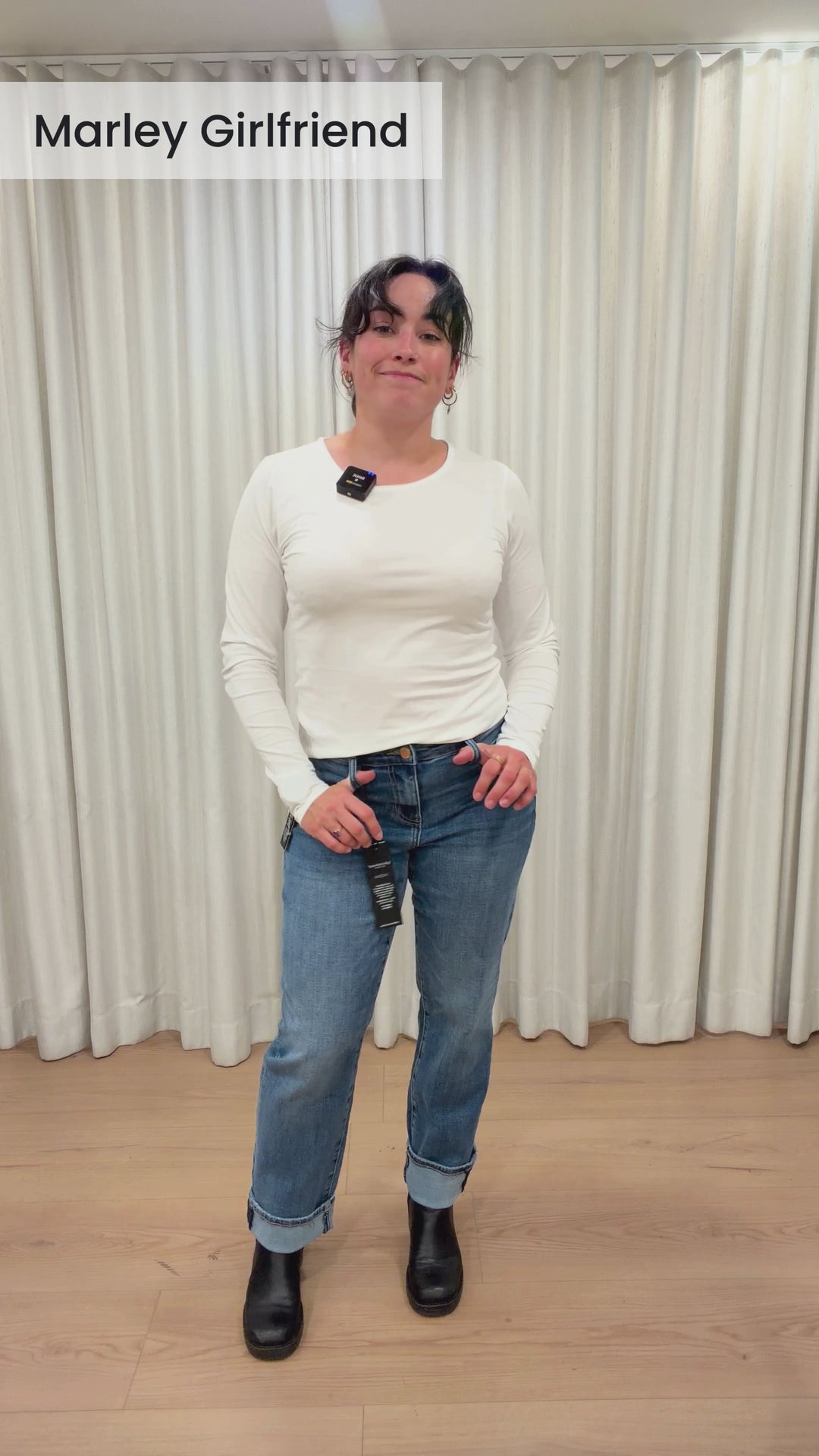 Marley Straight Ankle Cropped Jeans - Cotton Blend