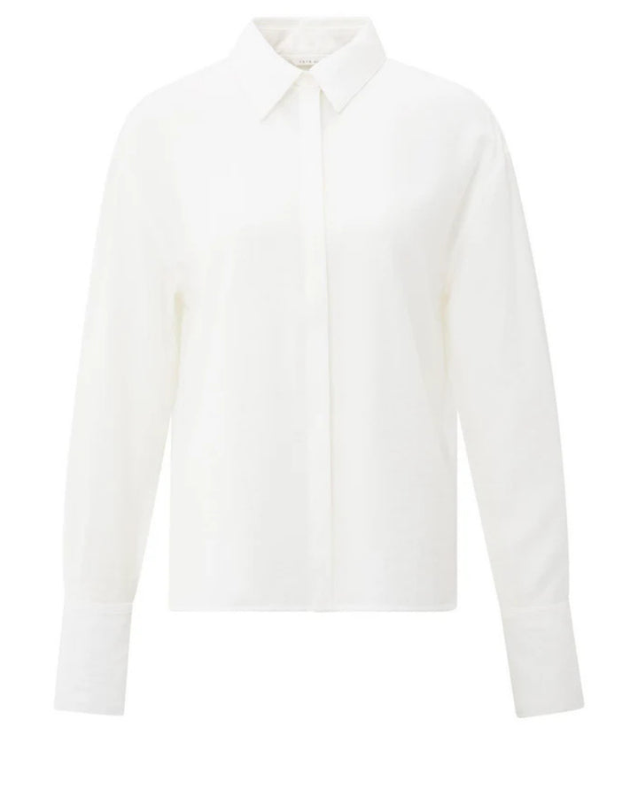 Chemisier à col et poignets amovibles