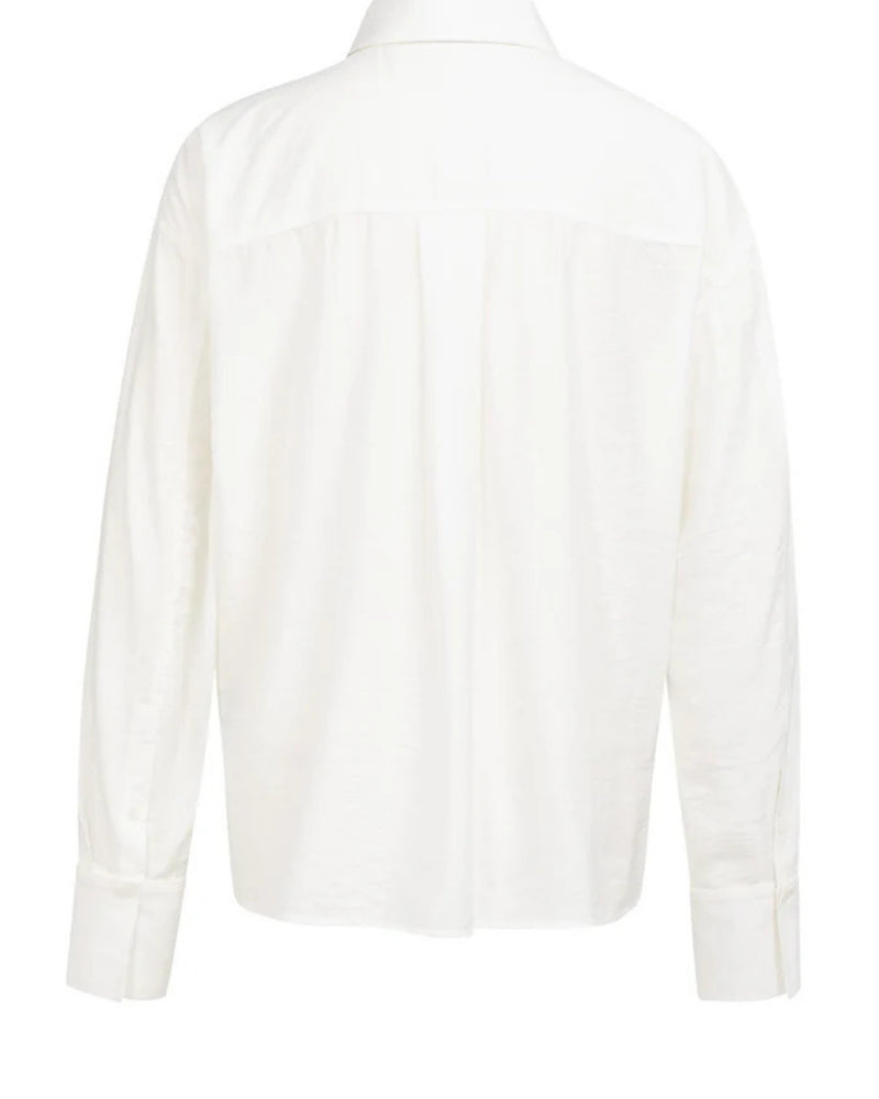 Chemisier à col et poignets amovibles