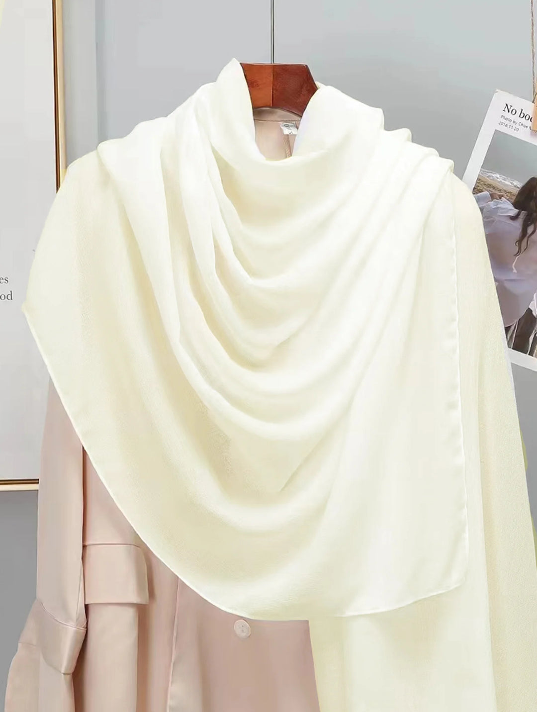 Foulard confortable uni style coton - Confortable et léger