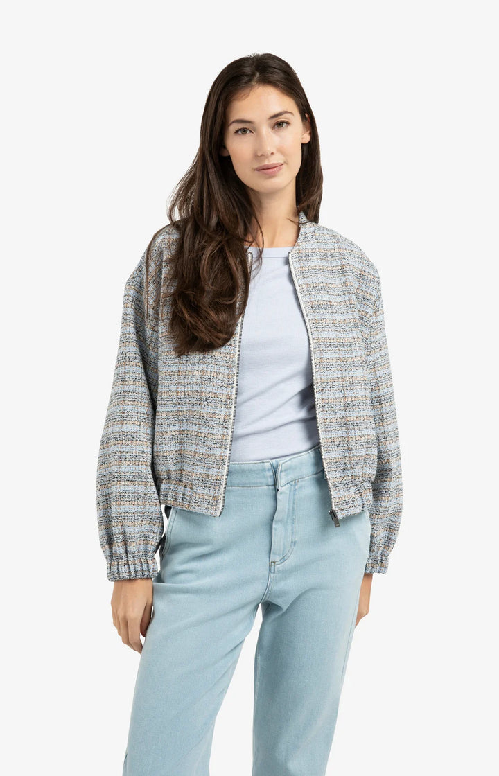 Veste courte modèle zippé – Coupe décontractée