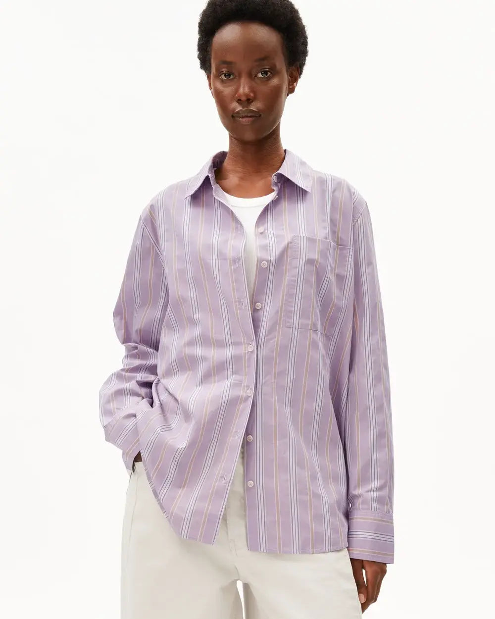 Chemise ample à rayures - Classique et moderne