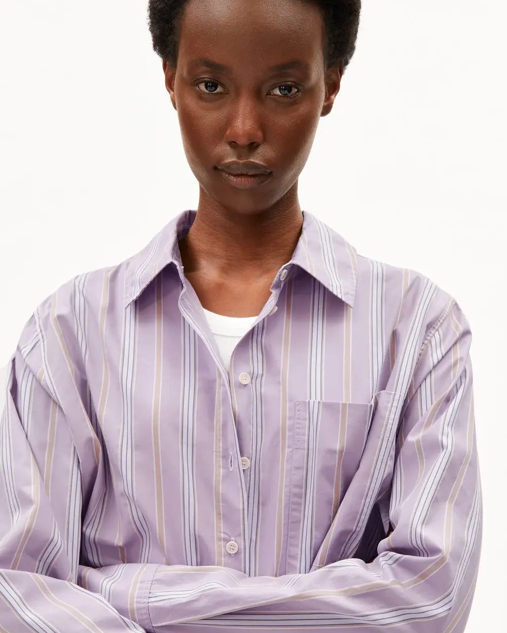 Chemise ample à rayures - Classique et moderne