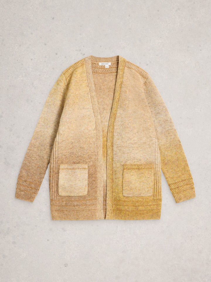 Cardigan long ouvert à manches longues Lilbet