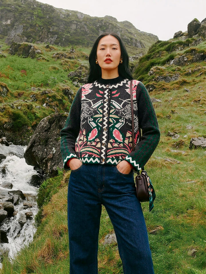 Veste écoresponsable Nomad - À motifs et fermeture boutonnée