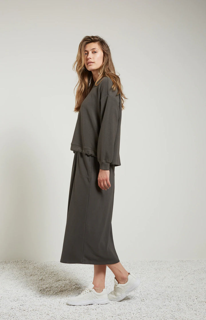 Jupe trapèze en jersey